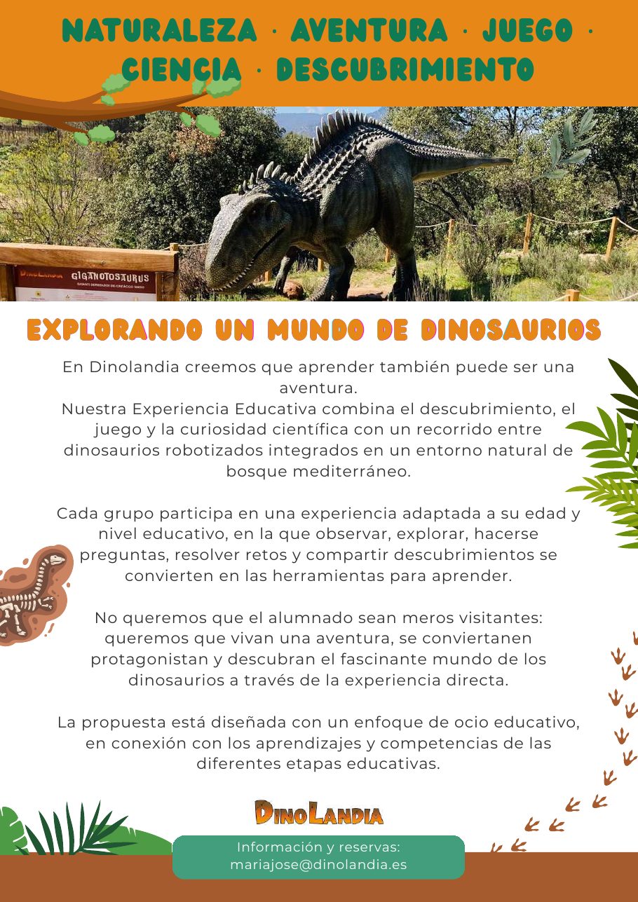 Experiencias educativas Dinolandia — página 3 de 9