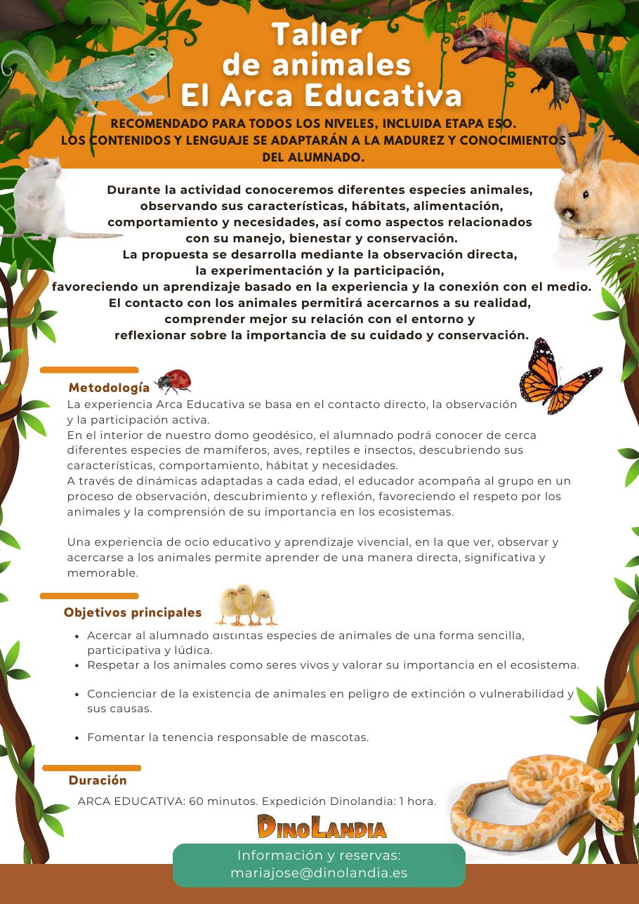Experiencias educativas Dinolandia — página 9 de 9