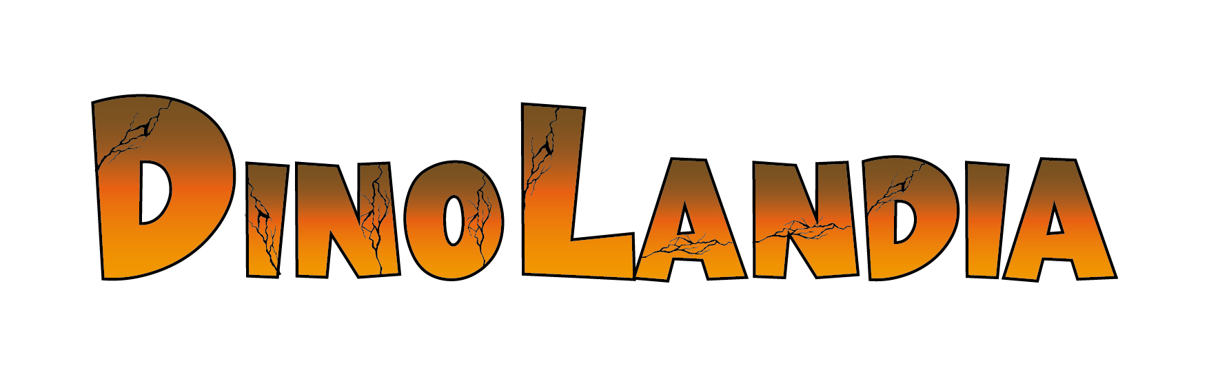 Logo de Dinolandia en El Bosque Encantado