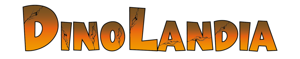 Logo Dinolandia en El Bosque Encantado
