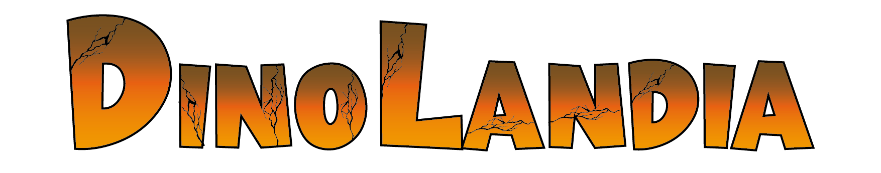 Logo Dinolandia en El Bosque Encantado